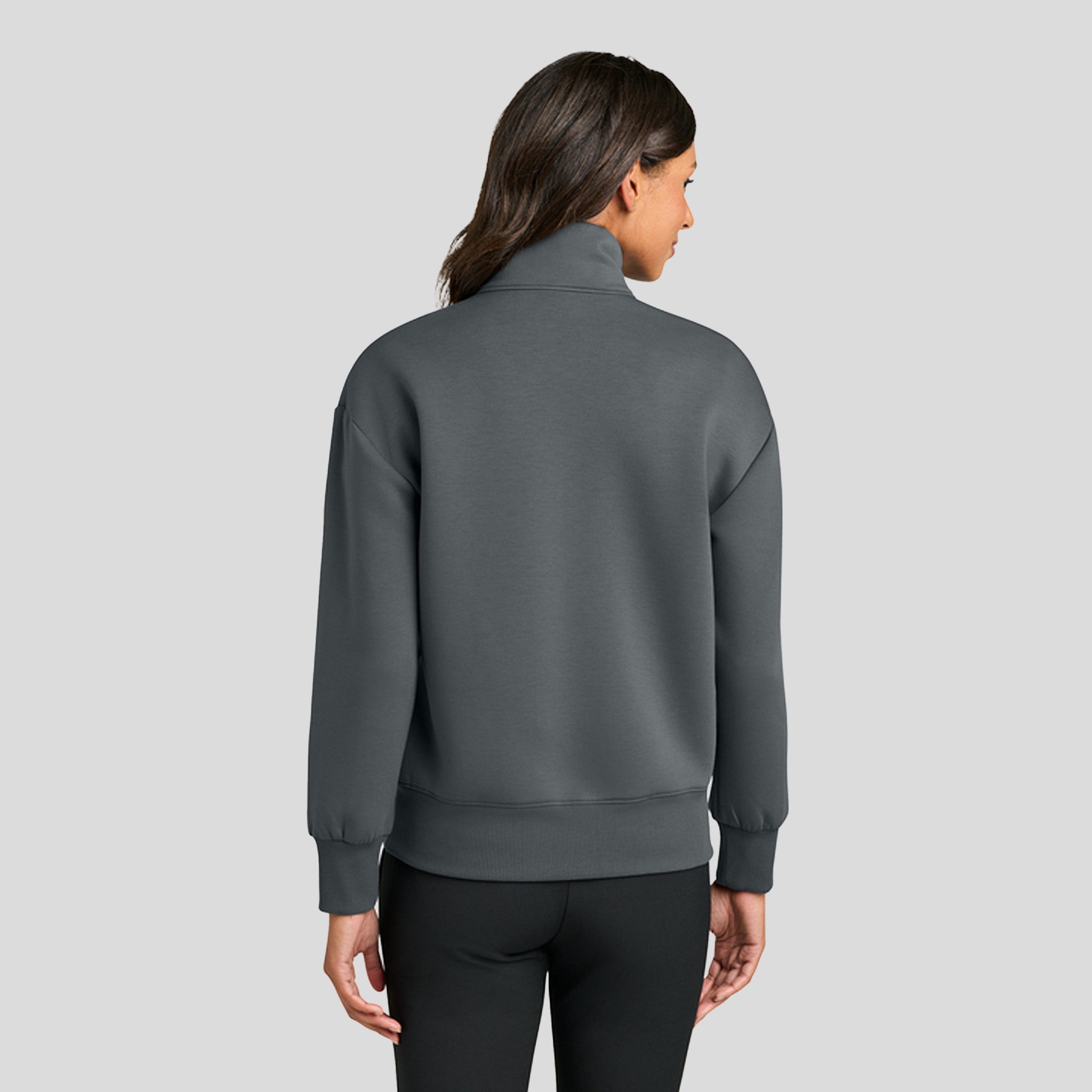 Womenβs Soft Spacer 1/4-Zip | Storm Grey